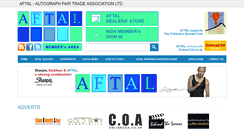 Desktop Screenshot of aftal.org.uk