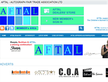 Tablet Screenshot of aftal.org.uk